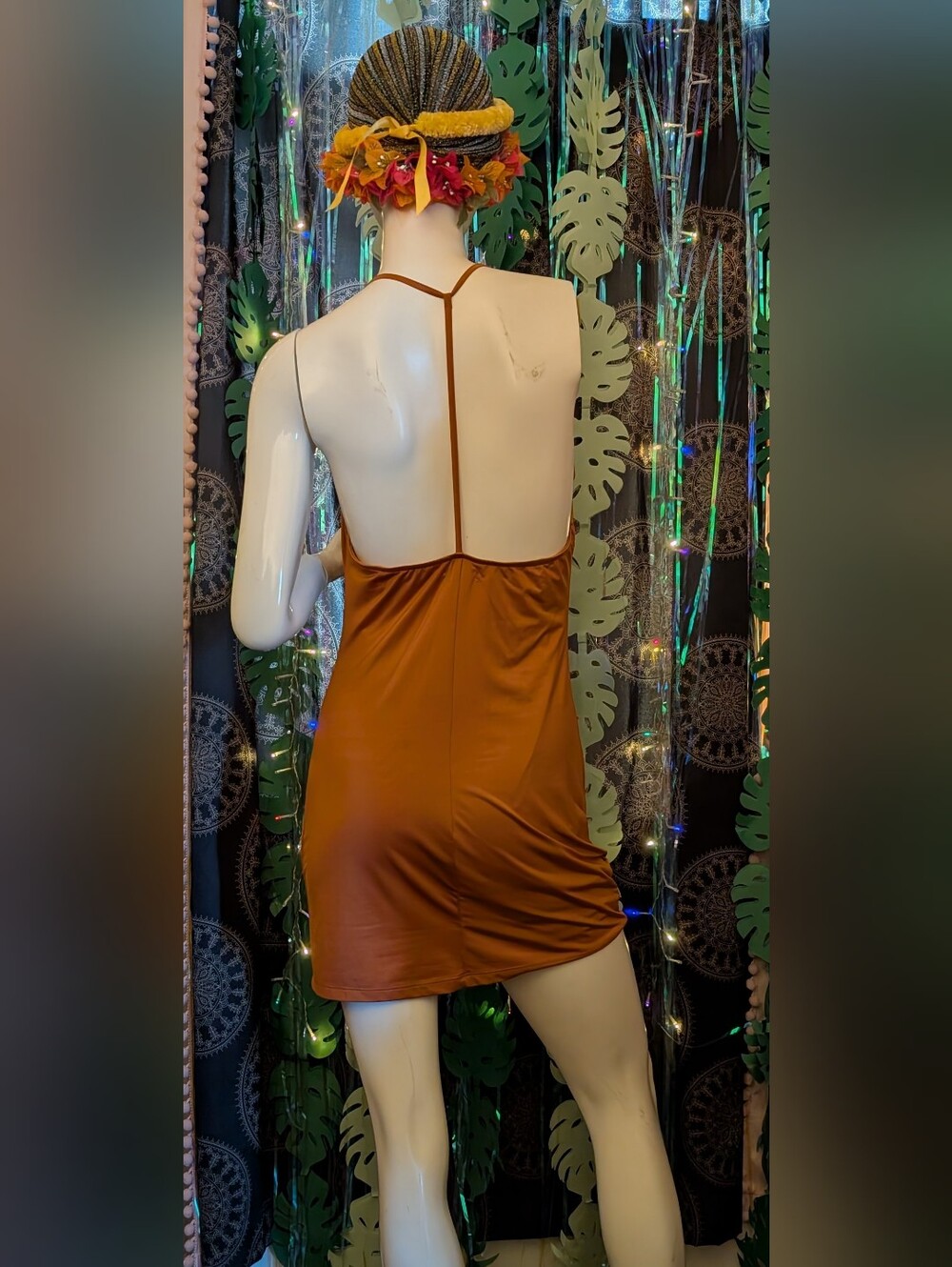Mind code Cocktail Halter Dress - Picture 3 of 5